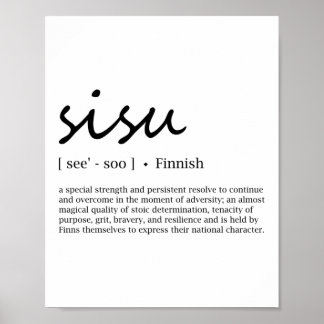Sisu definition poster
