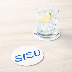 SISU Finnish Coaster Set (6 Round Coasters)