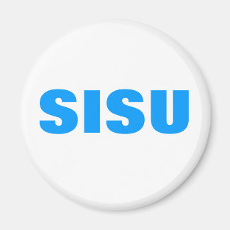 SISU Finnish Pride Button Magnet