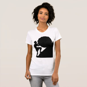 Sisyphus and Rock, Greek Mythology T-Shirt
