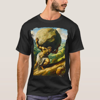 Sisyphus Eternal Struggle Renaissance Artwork Musc T-Shirt