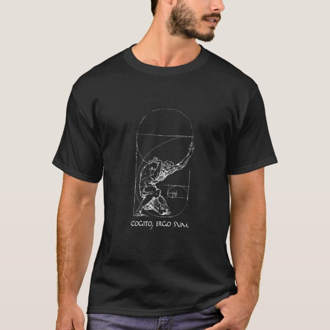 Sisyphus Latin Quote  T-Shirt (Front)