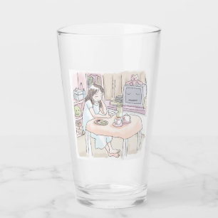 sit down at glass