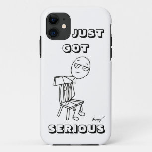 SIT JUST GOT SERIOUS iPhone 5 Case