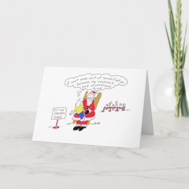 Sit on Santa's Knee Card (Front)