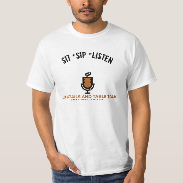 Sit Sip Listen Tee (Front)
