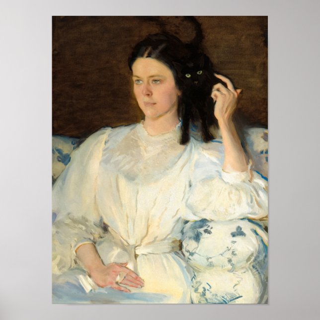 Sita and Sarita by Cecilia Beaux Poster (Front)