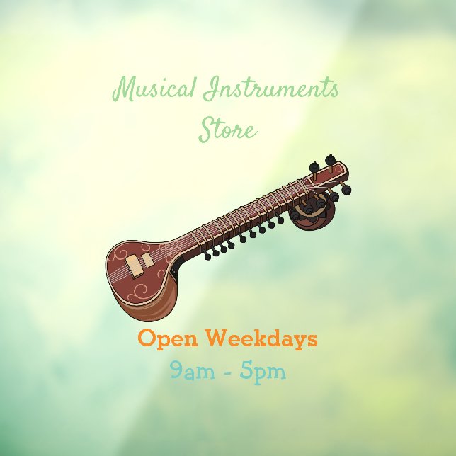 Sitar cartoon illustration (Sheet 3)