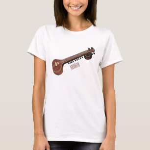 Sitar cartoon illustration T-Shirt
