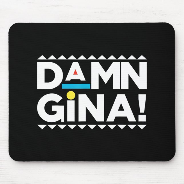 Sitcom Urban 90s Martin Afro TV Show  Mouse Pad (Front)