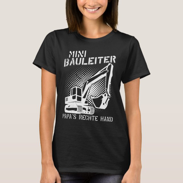 Site manager builder builder construction building T-Shirt (Front)