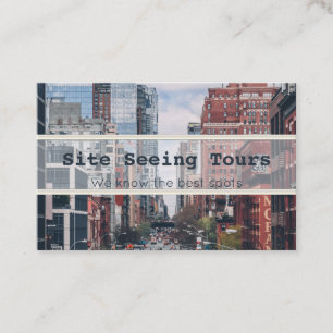 Site Seeing Tours business cards