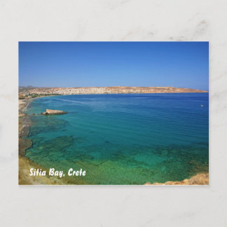Sitia bay, Crete, Sitia Bay, Crete Postcard