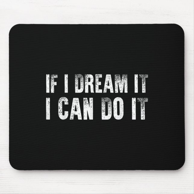 Sitive Affirmation Success Quote Men Women Teen Bo Mouse Pad (Front)