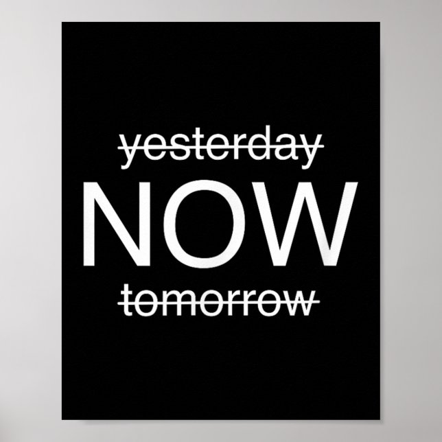 Sitive Mindset – Live In The Moment Motivational D Poster (Front)