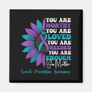 Sitive Motivational Suprt Suicide Prevention Aware Magnet