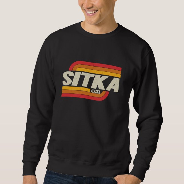 Sitka AK Vintage Souvenir Sweatshirt (Front)