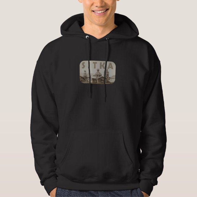 Sitka, Alaska Greek Church Southeast Alaska Advent Hoodie (Front)