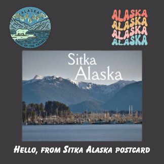 Sitka Alaska Travel Russian Defeat Postcard