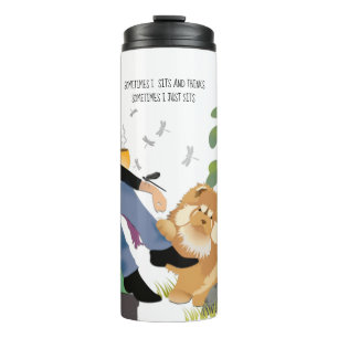 SITS AND THINKS - Chow Thermal Tumbler