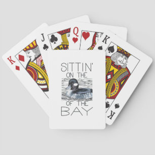 Sittin' on the Duck of the Bay (Bufflehead) Playing Cards