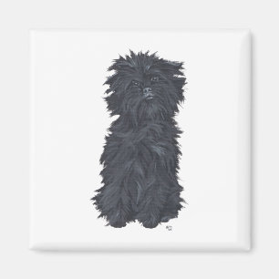 Sitting Affenpinscher Magnet