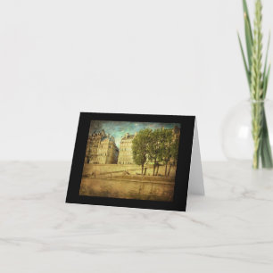 Sitting along the Seine with Kristin Thank You Card