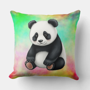 Sitting Baby Panda Cushion