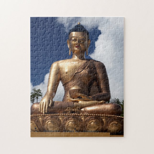 Sitting Buddha Statue Jigsaw Puzzle (Vertical)