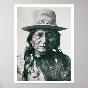 Sitting Bull (1831-1890) (b/w photo) Poster