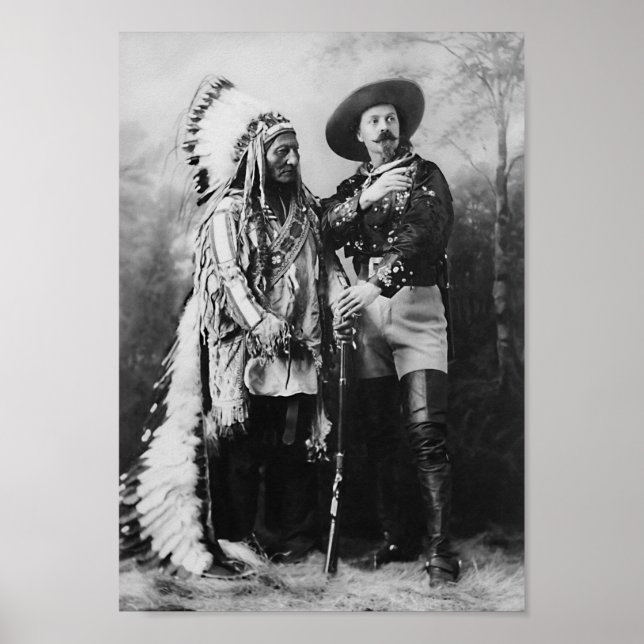 Sitting Bull and Buffalo Bill - 1897 Poster (Front)