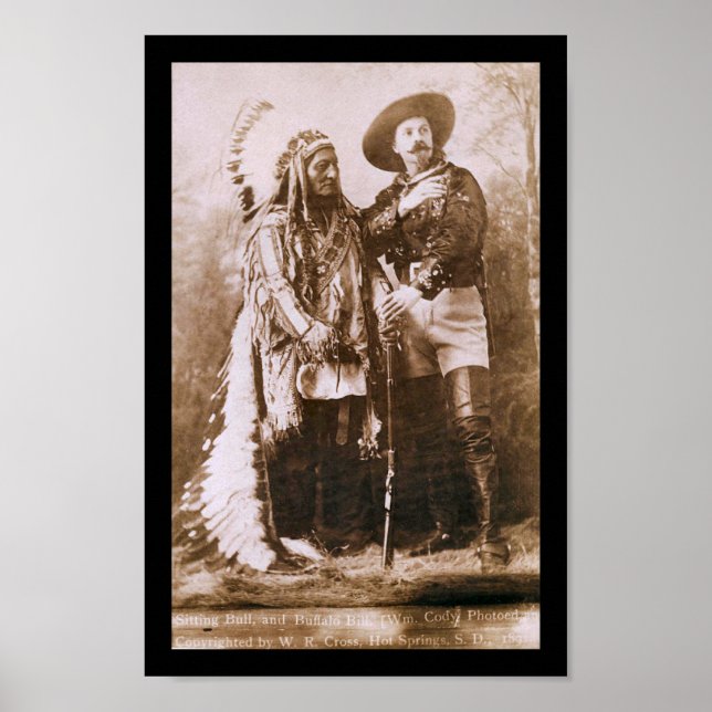 Sitting Bull & Buffalo Bill 1891 Poster (Front)