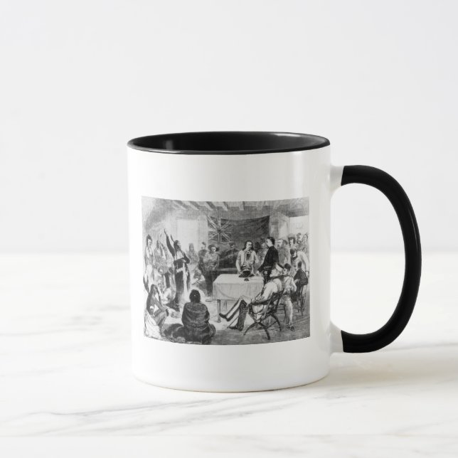 Sitting Bull Council, 1877 Mug (Right)