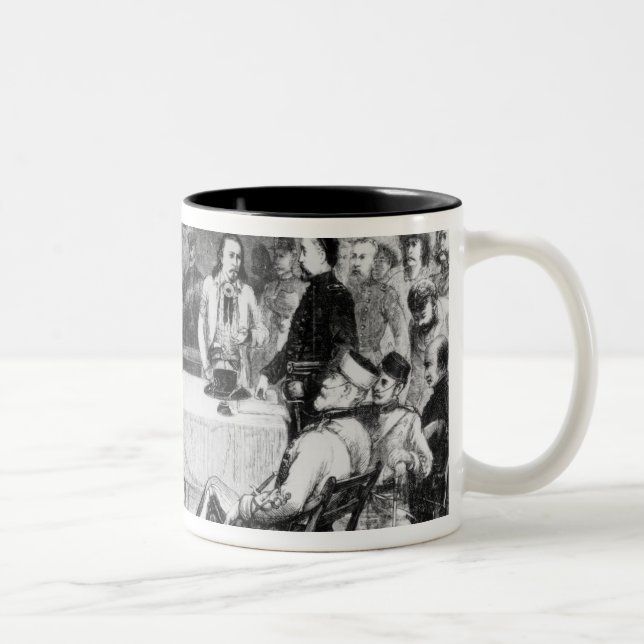 Sitting Bull Council, 1877 Two-Tone Coffee Mug (Right)