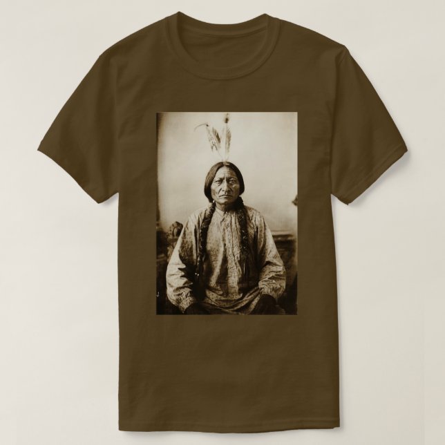 Sitting Bull Hunkpapa Lakota  T-Shirt (Design Front)
