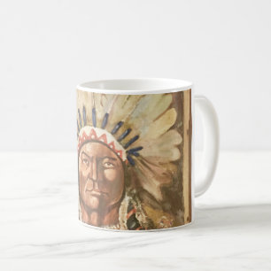 Sitting Bull Indian Chief Coffee Mug