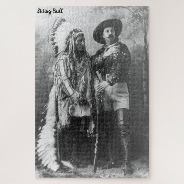 Sitting Bull Jigsaw Puzzle (Vertical)