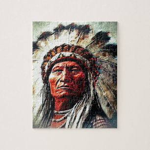 Sitting Bull Jigsaw Puzzle