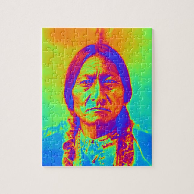 Sitting Bull Jigsaw Puzzle (Vertical)