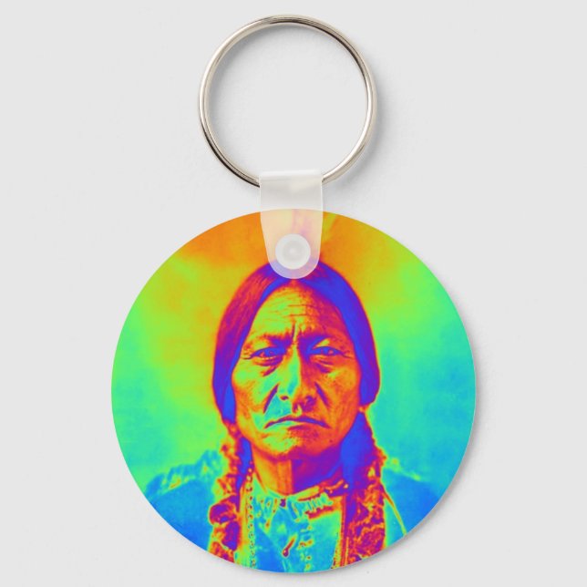 Sitting Bull Key Ring (Front)