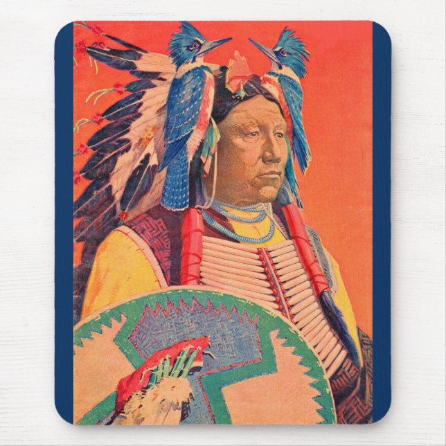 Sitting Bull Mouse Pad (Front)
