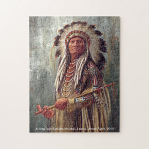 Sitting Bull, Native American chief puzzle