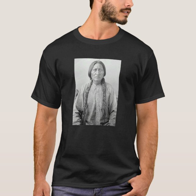 Sitting Bull Native American Chief T-Shirt (Front)