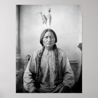  Sitting Bull Portrait - Circa 1883 Poster