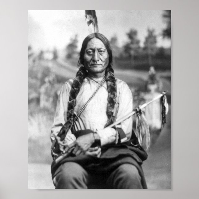 Sitting Bull Portrait Poster (Front)