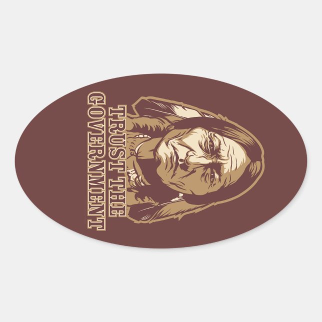 Sitting Bull Trust Government  Sticker Set (Front)