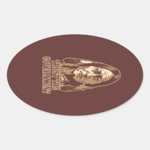 Sitting Bull Trust Government  Sticker Set