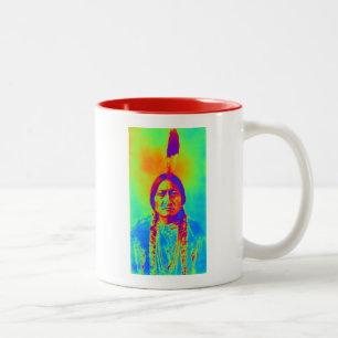 Sitting Bull Two-Tone Coffee Mug