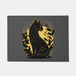 Sitting Cat Doormat
