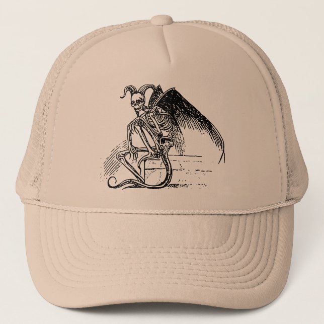Sitting Demon Trucker Hat (Front)